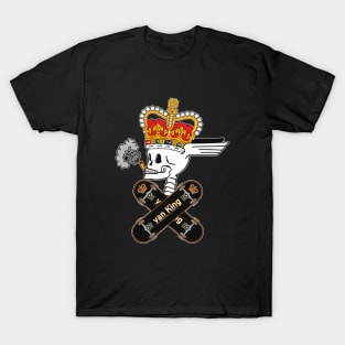 van King - King Royal Skull - The Streets Are My Kingdom T-Shirt